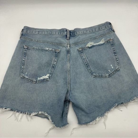 AGOLDE Parker long denim shorts size 32 B1331 - Picture 8 of 8